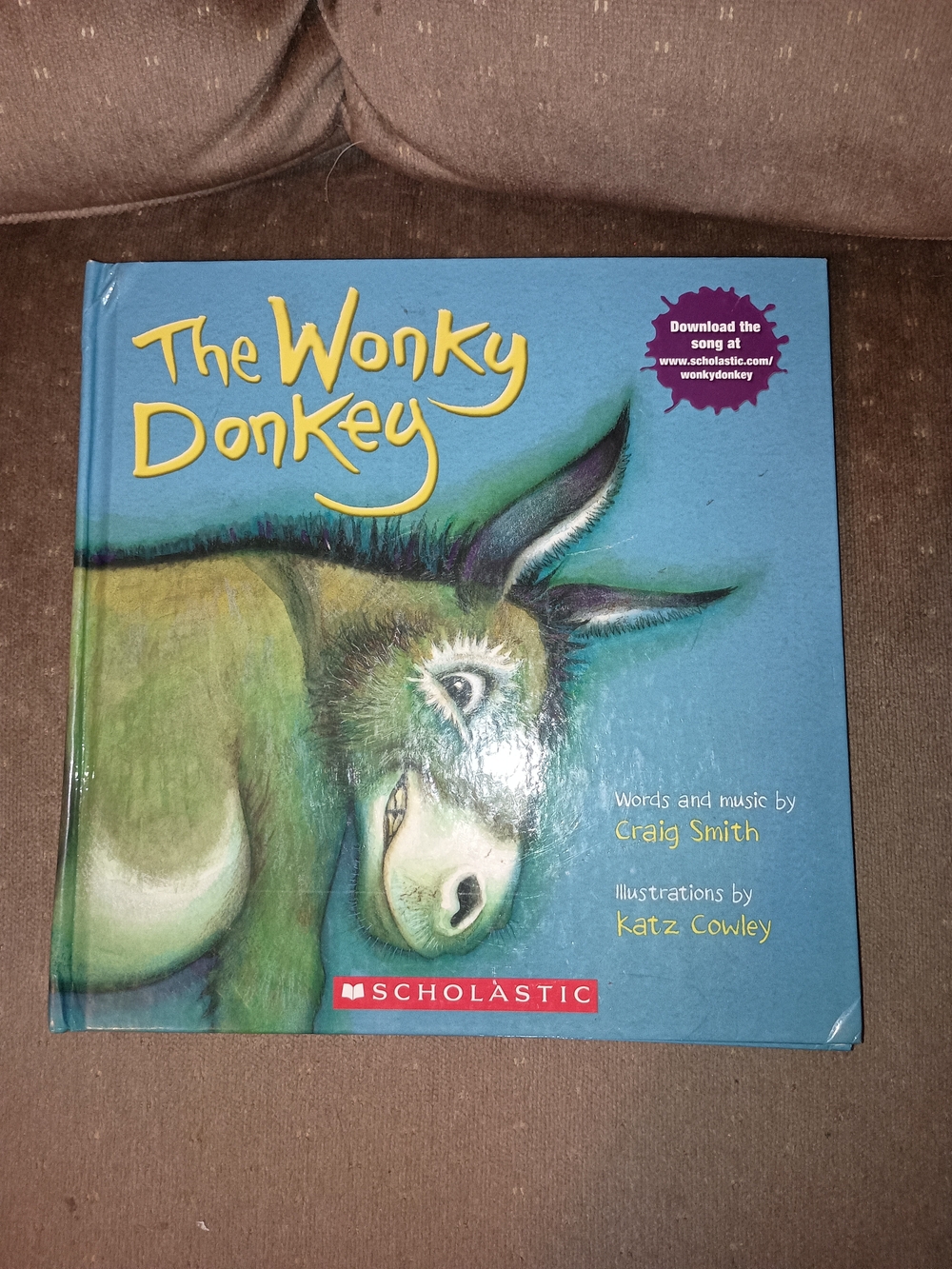 Scholastic The Wonky Donkey Picture Book - Blue & Green Cover